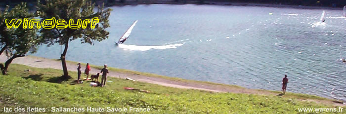 windsurf, lac des ilettes sallanches, haute-savoie france